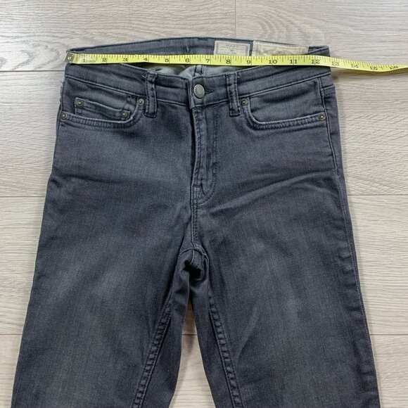 All Saints Mast Low Rise Skinny Vintage Grey Distressed Jeans - Picture 11 of 14